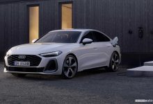 Audi A5 e-hybrid quattro in ricarica