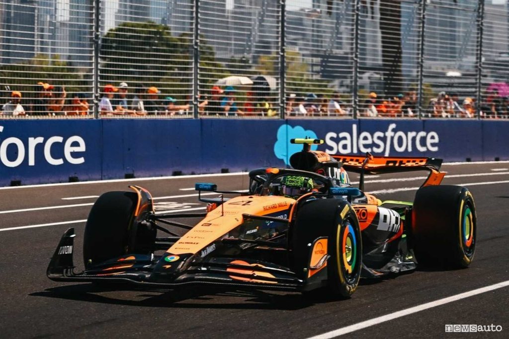 Risultati Prove libere 1 Formula 1 Australia 2025 Norris Mclaren