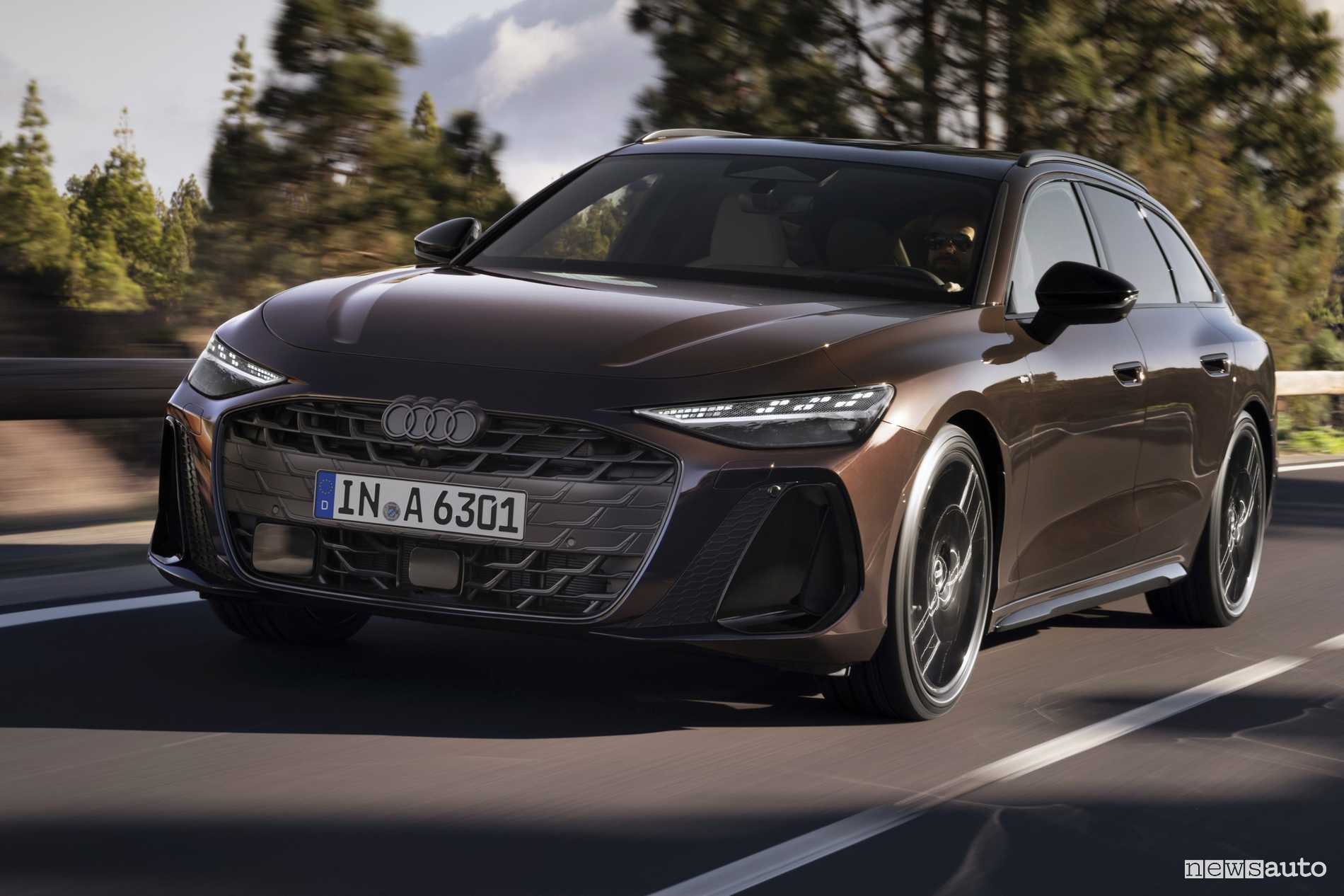 Audi A6 Avant su strada