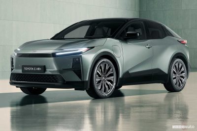 Nuova Toyota C-HR+ 2025 anteriore 3/4