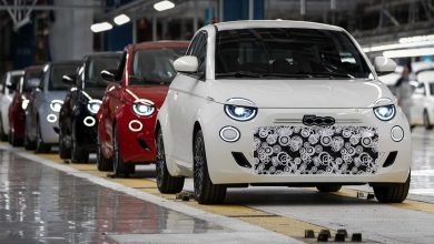 Fiat 500 ibrida sulla linea di produzione di Mirafiori