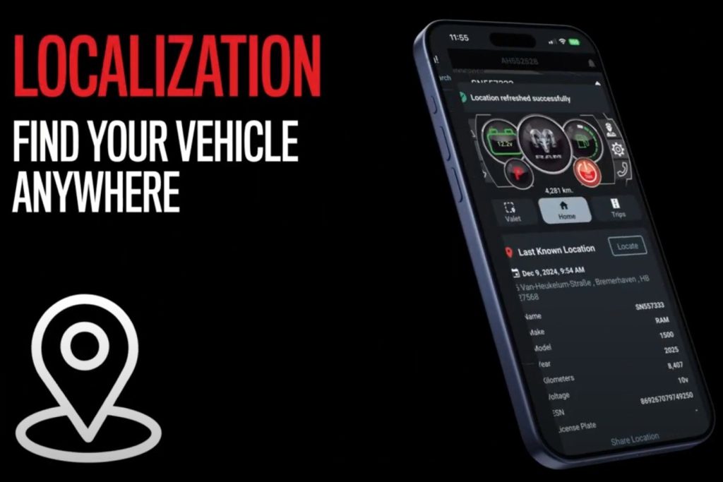 Localizzatore GPS in tempo reale app smartphone I-DUV