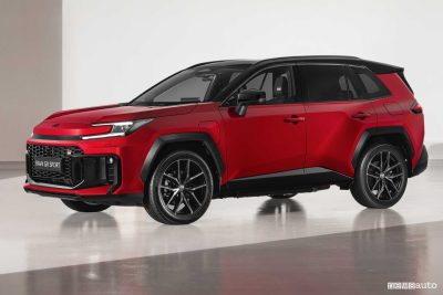 Nuova Toyota RAV4 GR Sport anteriore 3/4