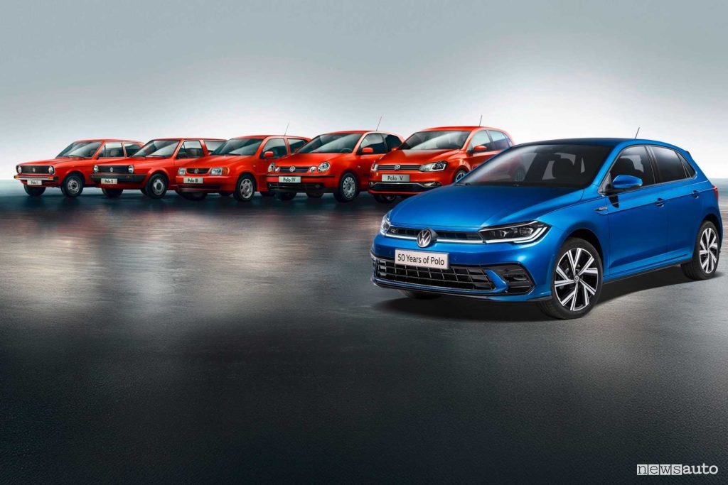Volkswagen Polo storia 6 generazioni 50 anni