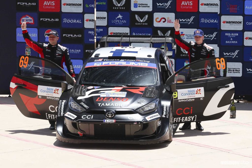 WRC Rally Isole Canarie 2025 vittoria di Rovanperä con la
Toyota GR Yaris Rally1