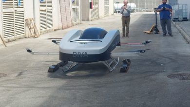 Taxi volanti a Napoli, nasce l'auto drone Diva