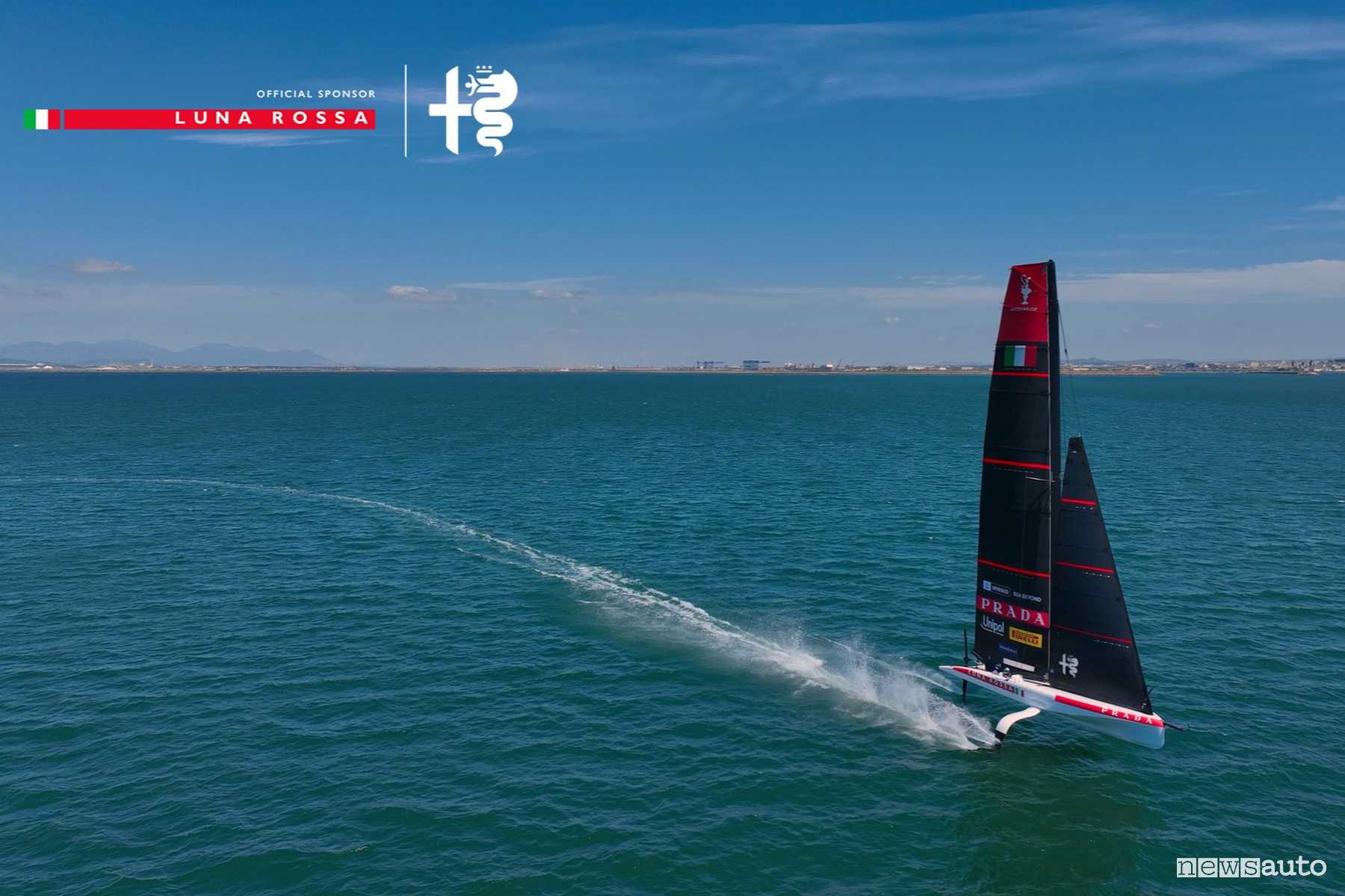 Alfa Romeo con Luna Rossa all'America’s Cup