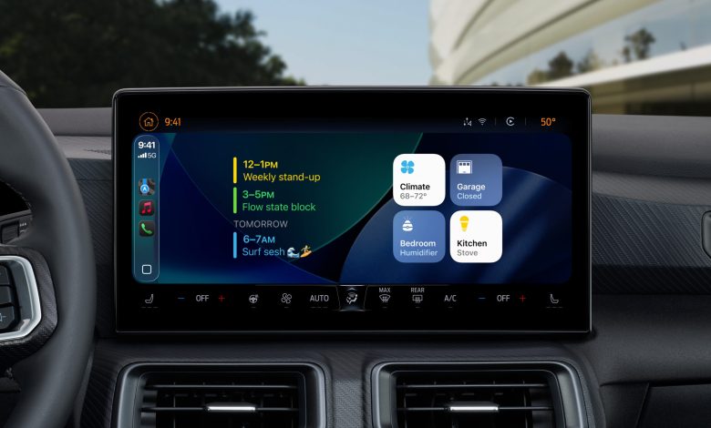 Su CarPlay Apple sfrutta la stessa tecnologia dei widget StandBy su iPhone, per un’esperienza più “user friendly”!
