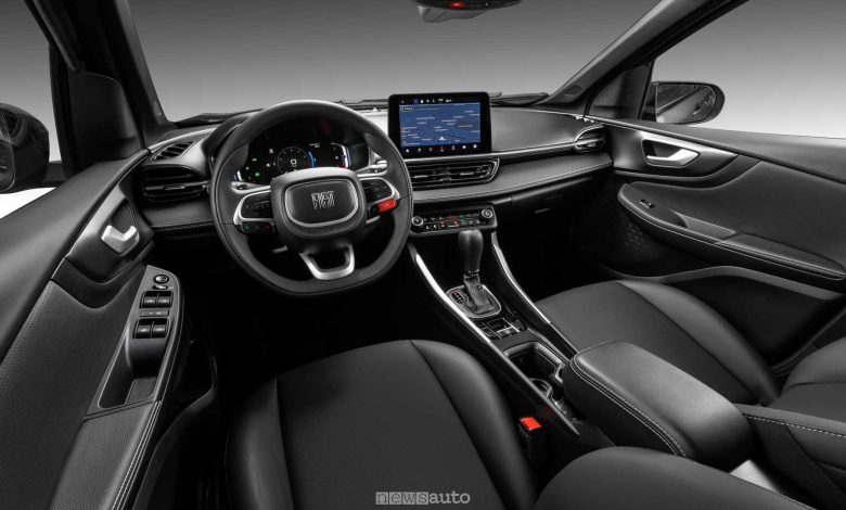 Abitacolo della Fiat Fastback MY 2026