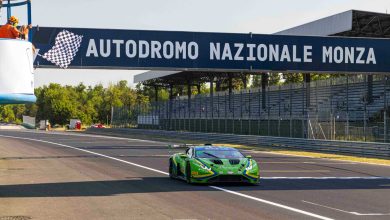 Michele Beretta su Lamborghini Huracán GT3 Evo 2 vince la gara di Monza