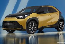 Nuova Toyota Aygo X GR Sport anteriore 3/4