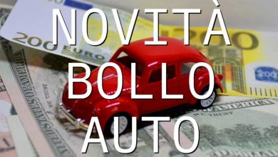 Novità bollo auto