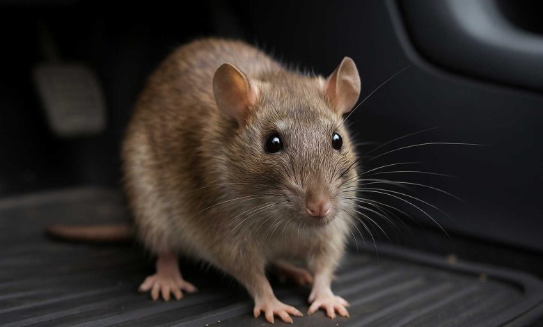I topi in auto solitamente danneggiano parti dell'impianto elettrico nel vano motore