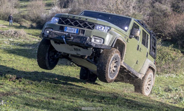 ICH-X K2 Off Road Edition salto in off road