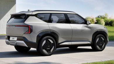 Nuova Kia EV5 posteriore 3/4