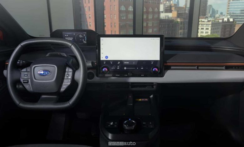 Subaru Uncharted plancia abitacolo