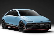 Hyundai Ioniq 6 N anteriore 3/4