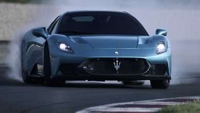Maserati MCPURA Cielo derapata in pista