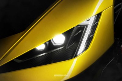 Lamborghini Fenomeno firma luminosa anteriore