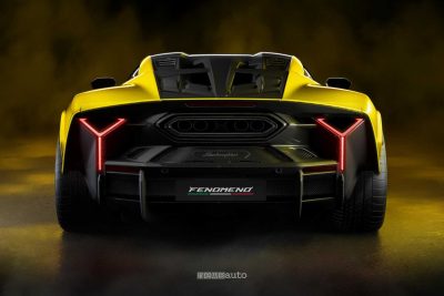 Lamborghini Fenomeno posteriore firma luminosa