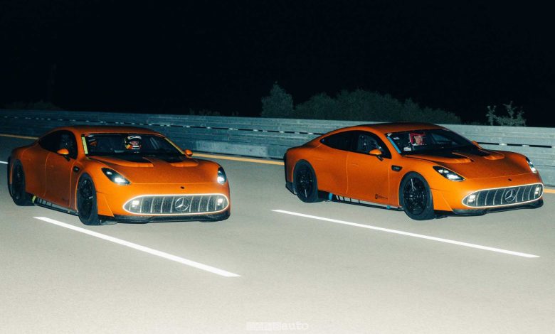 Due Mercedes CONCEPT AMG GT XX hanno girato otto giorni a 300 km/h sulla pista di Nardò