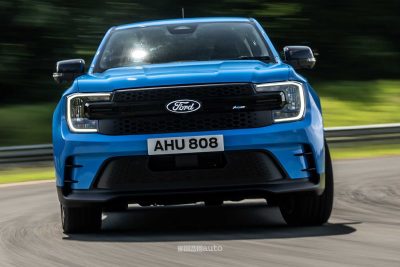 Ford Ranger MS-RT PHEV su strada