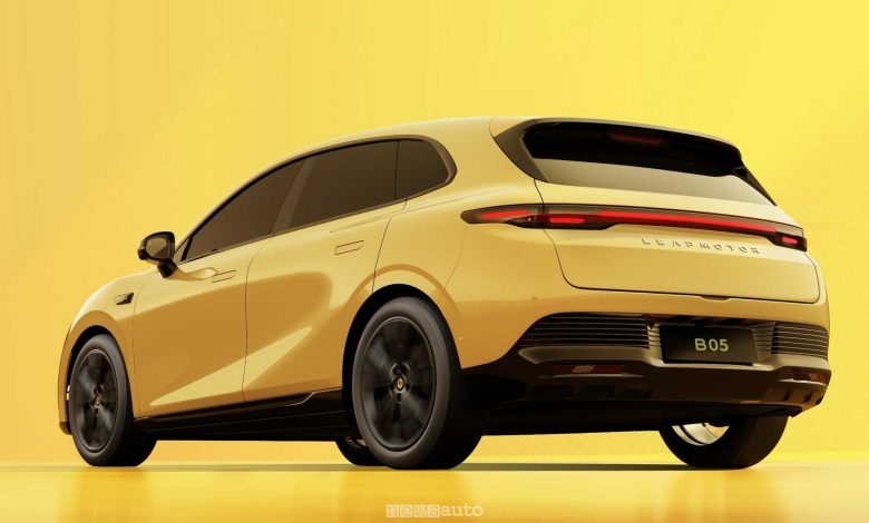 Leapmotor B05 posteriore 3/4