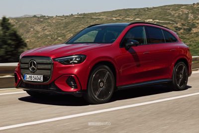 Nuova Mercedes GLC su strada