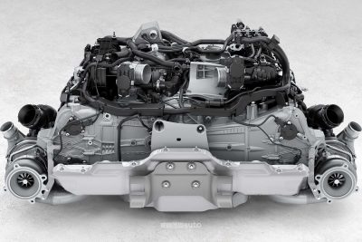 Nuova Porsche 911 Turbo S motore