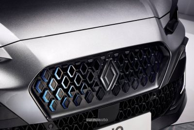 Renault Clio 2026 mascherina grigio scisto