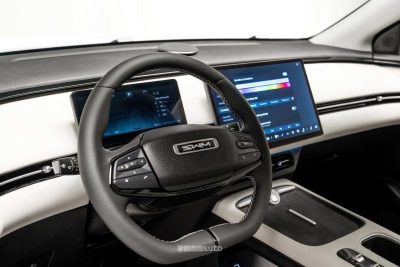 SWM G01 Pro volante abitacolo