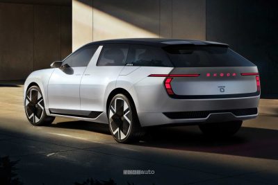 Skoda Vision O Concept posteriore 3/4