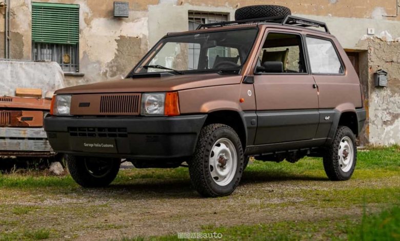 Fiat Panda 4x4e I Taddeo Garage Italia Customs anteriore 3/4