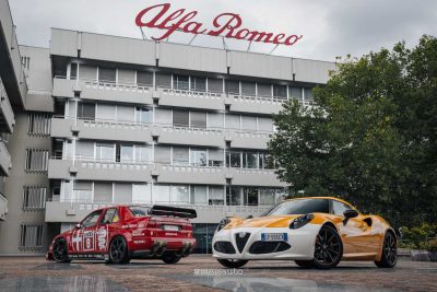 Alfa Romeo 4C Nicola Larini e la 155 V6Ti DTM 1993