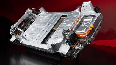 Ferrari Elettrica telaio visto da davanti