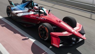 Monoposto Formula E Citroen in pista