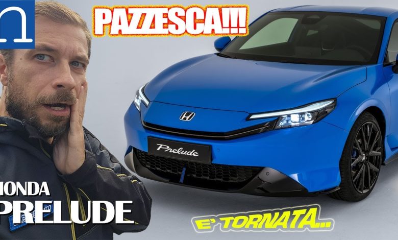 Honda Prelude 2026 video prova