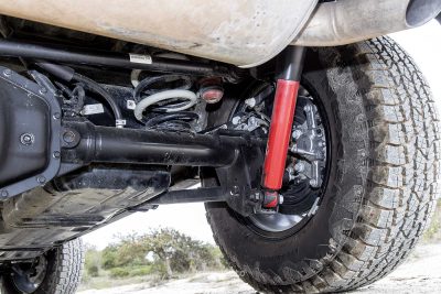 Jeep Wrangler Rubicon sospensioni posteriori