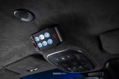 Maserati McPura dei Carabinieri pulsantiera lampeggianti e sirene