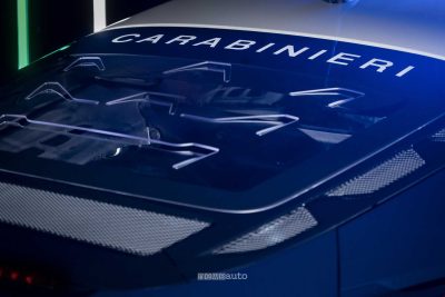 Maserati McPura dei Carabinieri vano motore