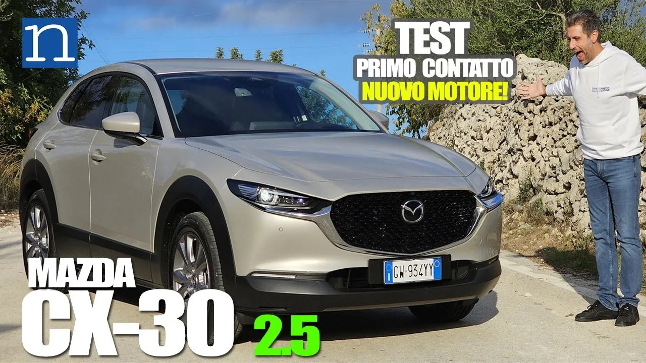 VIDEO PROVA Mazda CX-30 2.5 e-Skyactiv G