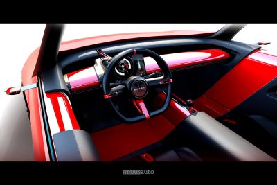 Mazda Vision X-Compact abitacolo