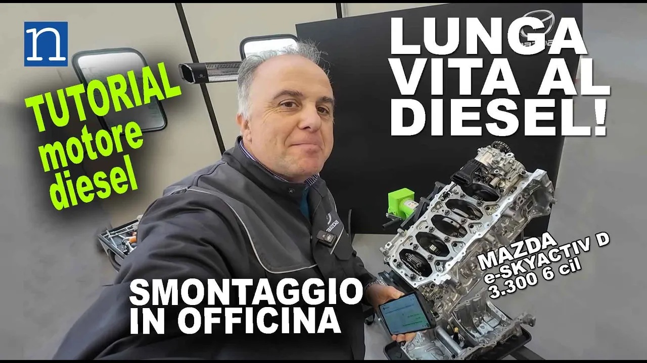 VIDEO Motore Mazda e-Skyactiv D analisi tecnica