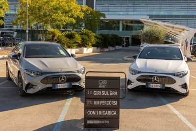 Risultati test autonomia Mercedes CLA sul GRA di Roma