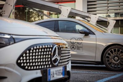 Test autonomia Mercedes CLA sul GRA di Roma