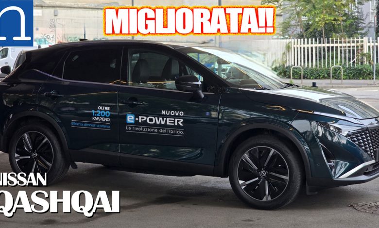 Nissan Qashqai 2026 e-power video prova