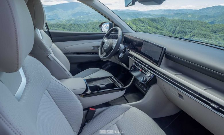 abitacolo della Hyundai Tucson