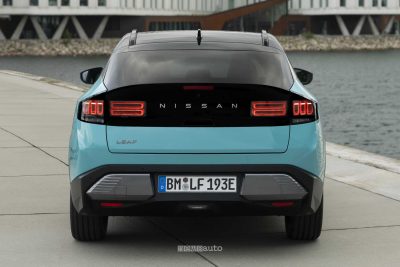 Nuova Nissan Leaf posteriore