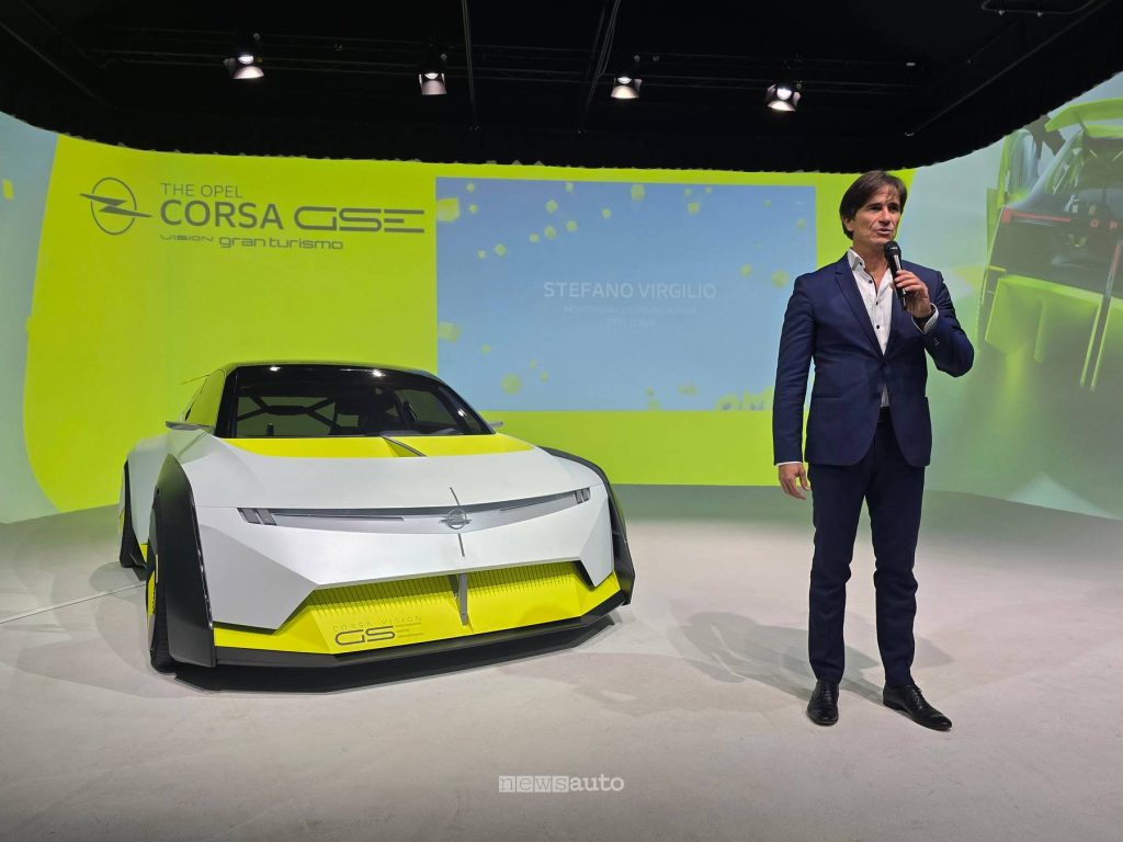 Opel Corsa GSE Vision Gran Turismo con Giorgio Vinciguerra