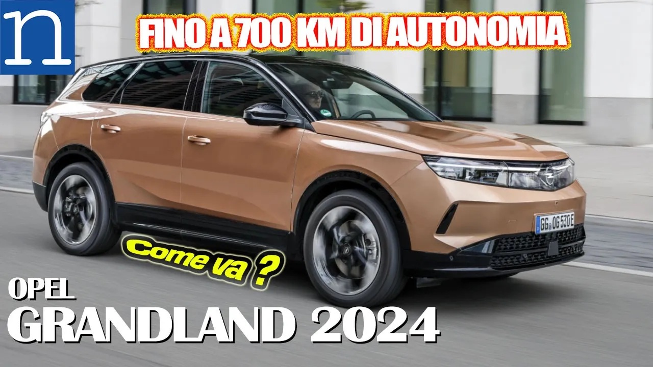 VIDEO prova Opel Grandland elettrica